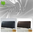 thumbnail image 3 of 100% Waterproof Artificial PU Leather Headboard Cover Elastic All-inclusive Bed Head Back Bedside Dust Protection Home Hotel, 3 of 5