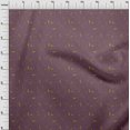 thumbnail image 4 of oneOone Viscose Chiffon Purple Fabric Line Drawing Leaf Sewing Craft Projects Fabric Prints By Yard 42 Inch Wide, 4 of 4