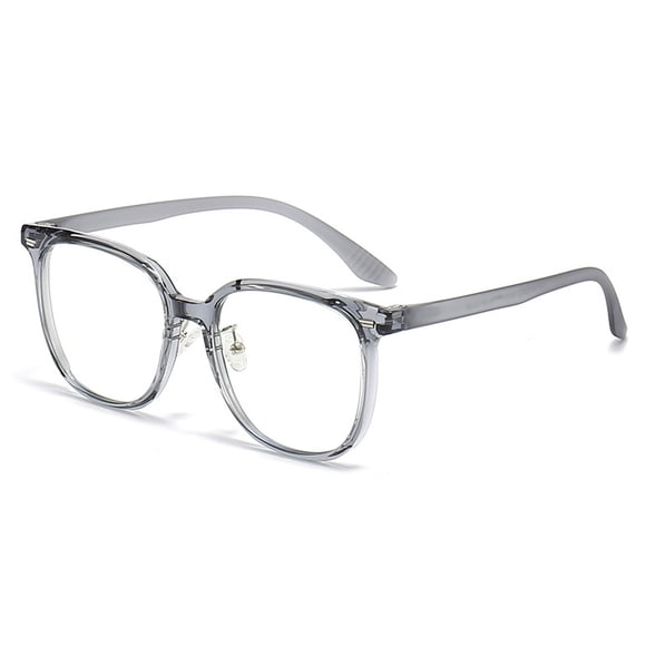 Square blue light glasses men and women UV blocking computer glasses transparent lens glasses