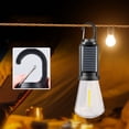 thumbnail image 1 of Lanterne de Camping à DEL Rechargeable par USB avec Crochet et 3 Modes d'Éclairage, Autonomie de 10 Heures, Lampe de Tente Extérieure Compacte et Portable pour la Randonnée, les Urgences et le Backpacking Hzhnb / Plastique, Noir, 1 of 8
