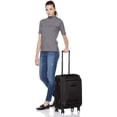thumbnail image 4 of Basics Expandable Softside carry-On Spinner Luggage Suitcase With TSA Lock And Wheels - 23 Inch, Black, 4 of 4