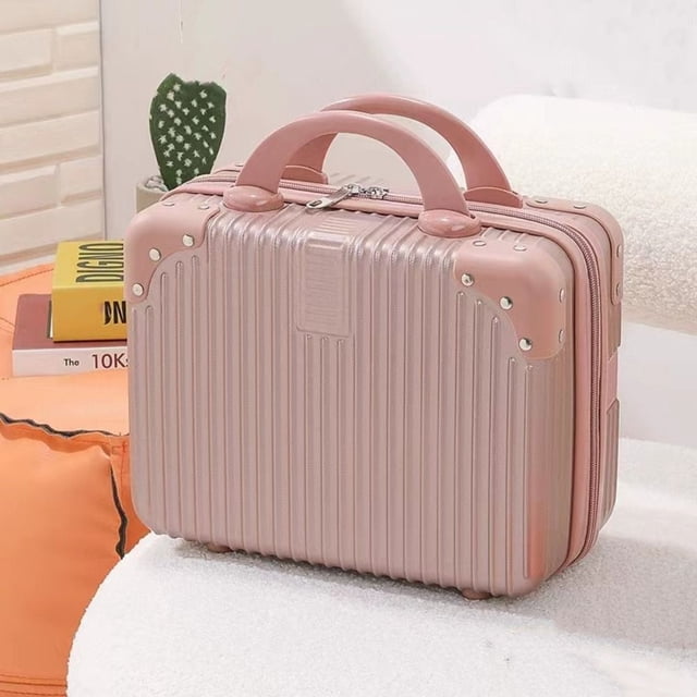 14 inch Mini Travel Suitcase Cosmetic Box Hand Luggage Organizer Makeup Case Small Password Box Boarding Case 3