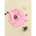 thumbnail image 3 of FAROOT Christmas Car  Letter Print Long Sleeve Round Neck Sweatshirt, 3 of 8
