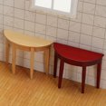 thumbnail image 3 of CIMAXIC Modèle de Bureau 3 Pcs Mini Demi-Rond Bureau d'Entrée Modèle Mini Maison Simulation Mobilier Bureau,3.46"X2.56"X1.18 Pouces, 3 of 5