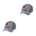thumbnail image 2 of Decodeary Fashionable Baseball Cap Adjustable And Sun Defended Multi-colors Hat Denim 4 2Set, 2 of 6