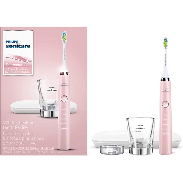 Philips Sonicare DiamondClean Classic Rechargeable Electric Toothbrush, HX9361/69, Pink