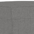 thumbnail image 3 of vidaXL Footstool Dark Grey 70x55x41 cm Fabric, 3 of 4