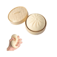 thumbnail image 2 of Tradeopia Squishy White Dumpling Toy, Soft Slow-Rise Stress Relief Squishy, Sensory Fidget Toy for Kids & Adults, 2 of 4