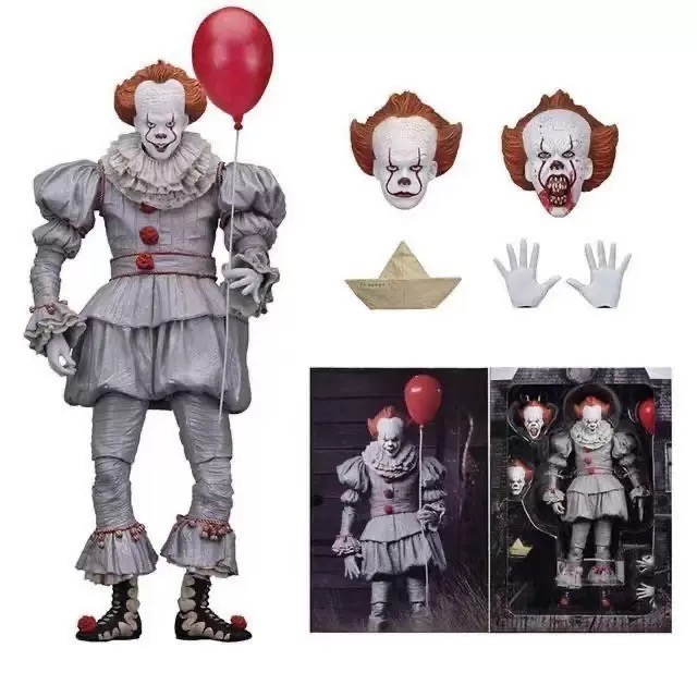 IT Pennywise Action Figure Model Movable Replacement Box Set
