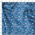 thumbnail image 4 of Soimoi Blue Poly Georgette Fabric Dot & Arrow Tribal Print Sewing Fabric Yard 52 Inch Wide, 4 of 5