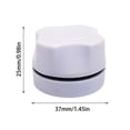 thumbnail image 3 of Btomtd Mini Magnetic Brush Aquarium Brush Cleaning Glass Window Scraper Cleaning Sponge Tool, WH, 3 of 6