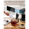 thumbnail image 4 of Ihomekee Coffee Maker, Programmable Drip Coffee Maker 12 Cup, Regular & Strong Brew Drip Coffee Machine with Iced Coffee Function for Home and Office, Black & Stainless Steel (Bla, 4 of 7