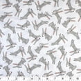 thumbnail image 4 of FABRIC CREATIONS White Grey Rabbits Fat Quarter 45 × 53 cm (18 × 21 in), Forest, 18x21, 4 of 4