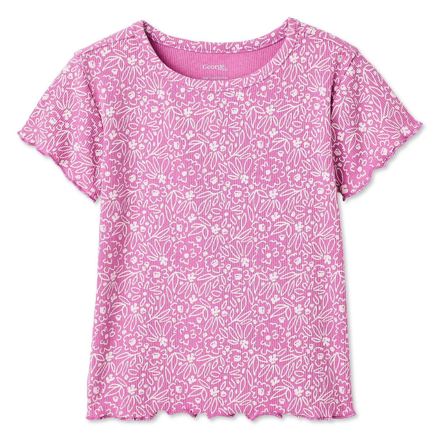 T-shirt côtelé George pour petites filles