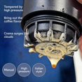 thumbnail image 4 of Portable Espresso Maker for Travel & Camping 18 Bar Manual Coffee Machine Compatible with Ground Coffee & Pods Small Hand Press Espresso Coffee Maker for Office, Hiking, RV - Black, 4 of 8