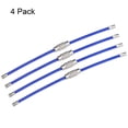 thumbnail image 2 of Unique Bargains 90mm Length PVC Coated Stainless Steel Keyring Loop Cable Blue 4 Count, 2 of 6