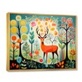 thumbnail image 2 of Designart Abstract Midcentury framed wall art decor, Midcentury framed wall art, Mid Century Mod Nature A Green Oasis I , Green Mid-Century Modern Gold framed wall art, 32x24 inches Gold Frame, 2 of 5