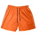 thumbnail image 4 of QATAINLAV Winter Savings, Mens Breathable Quick Dry Workout Gym Shorts Casual Split Side Athletic Running Shorts Drawstring Beach Shorts with Pockets 5 Inch Orange XXL, 4 of 5