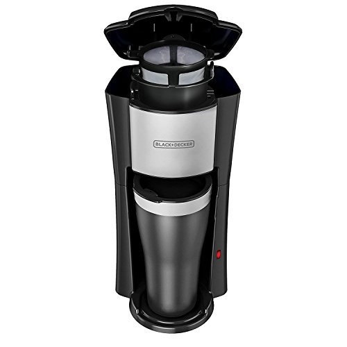 Refurbished Black & Decker CM618C Single Serve Coffee Maker, Black
