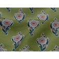 thumbnail image 4 of oneOone Viscose Jersey Fabric Leaves & Floral Block Decor Fabric Printed BTY 60 Inch Wide, 4 of 4