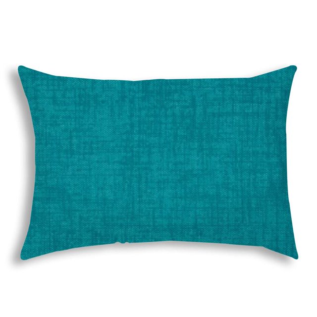 Joita Coussin d'Intérieur/extérieur Tissé Cousu Fermé - Tissu Polyester Bleu