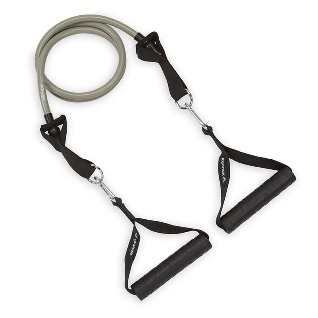 Reebok Delta Sure Grip Resistance Cord with Handles, Medium Resistance