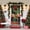 Multicolour, variant on Christmas Door Cover with Santa Claus Pattern | Holiday Door Decoration for Front Door | Festive Polyester Door Hanging for Indoor Outdoor Home Wall Decor