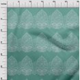 thumbnail image 2 of oneOone Viscose Chiffon Fabric Leaves & Floral Block Printed Craft Fabric BTY 42 Inch Wide, 2 of 4
