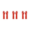 thumbnail image 3 of Youkk 2X Rubber Gloves Kitchen Gadget Gardening Tool Exquisite Multipurpose Yard Red S 3Set, 3 of 6