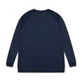 thumbnail image 1 of BADHUB Men's Long Sleeve Shirts Big & Tall Crew Neck Cotton Essential Pullover Athletic Performance Split Hem Sweatshirt Soft Causal Loose Top Spring Fall Deals L-5XL, 1 of 8