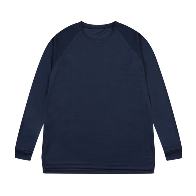 BADHUB Men's Long Sleeve Shirts Big & Tall Crew Neck Cotton Essential Pullover Athletic Performance Split Hem Sweatshirt Soft Causal Loose Top Spring Fall Deals L-5XL