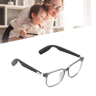 Music Glasses, Quick Release Module Hands Free Calling Blue Light Blocking Open Ear IP67 Waterproof Smart Glasses For Gaming For Traveling