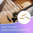 thumbnail image 1 of Écrou Supérieur de Guitare Basse Composant Universel d'Écrou Musical Instrument à Cordes Métal Rouleau Pièce de Rechange Composants 4 Cordes, 1 of 7