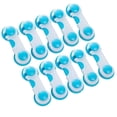 thumbnail image 1 of XZNGL Door Locks Child Door Lock Security 10Pc Child Security Kids Box Drawer Cupboard Wardrobe Door Fridge Safety Lock, 1 of 6