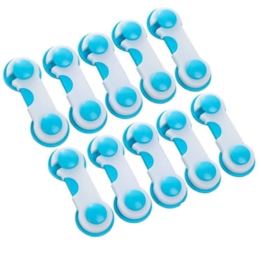 XZNGL Serrures de Porte Verrou de Porte pour Enfant Sécurité 10 Pcs Sécurité pour Enfant Boîte pour Enfants Tiroir Armoire Garde-Robe Porte Verrou de Sécurité pour Réfrigérateur