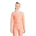 thumbnail image 4 of Athletic Works Girls' Long Sleeve Rib Top, 4 of 6
