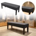 thumbnail image 2 of LLDYYDS Stretch Dining Bench Cover Extra-Long 24-83 Inch, Washable Bench Slipcover Removable Benchs Slipcover Rectangle Seat Protector,71/83in, 2 of 7