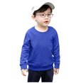 thumbnail image 2 of LSLJS Toddler Baby Boy Girl Fleece Pullover Sweatshirt Solid Color Crewneck Blouse Shirt Tops Warm Fall Winter Clothes, 2 of 4