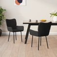 thumbnail image 1 of vidaXL Dining Chairs 2 pcs Black Velvet, 1 of 5