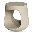 thumbnail image 2 of Moe's Home Collection Rothko Tabouret d'Extérieur Crème Pierre Tables d'Appoint, 2 of 5