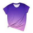thumbnail image 1 of Birdeem Womens Short Sleeves Print Casual Tops Pullover Blouse T-Shirt, 1 of 1