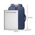 thumbnail image 3 of Vaidha Business Backpack, Bag For Travel Flight Fits 15.6 Inch Laptop With USB Charging Port, 3 of 6
