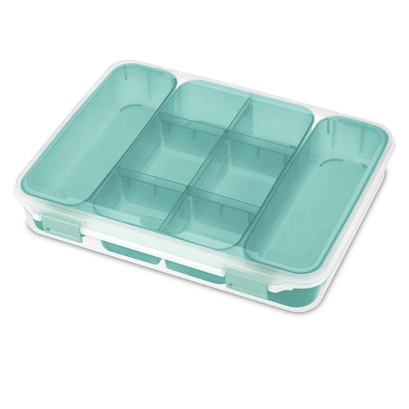 Boîte de rangement Sterilite compartimentée