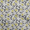 thumbnail image 1 of oneOone Cotton Silk Yellow Fabric Floral Craft Projects Decor Fabric Printed By The Yard 42 Inch Wide, 1 of 4