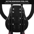thumbnail image 3 of Lixada Front-Mounted Kids Bike Seat for 1-3 Years Old, 70kg Max Load, Foldable Pedals & Railing, Thick Soft Cushion, Sturdy Anti-Aging Plastic Back Support, Quick Release Design, Metal Construction -, 3 of 5