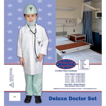 Dress Up America Ensemble de Costume de Luxe Doctor TG 16-18 207-TG