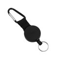 thumbnail image 1 of Corde Métallique Boucle ABS Sécurité Noir Étudiants Randonnée Polyvalent Rétractable en Plein Air King Ring avec Mousqueton Étudiants Grimper Outils de Camping, 1 of 7