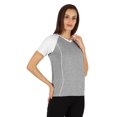thumbnail image 3 of Inkmeso Solid Short Sleeve T-Shirt For Womens Sporty Casual Solid Basic Workout Shirts, 3 of 7