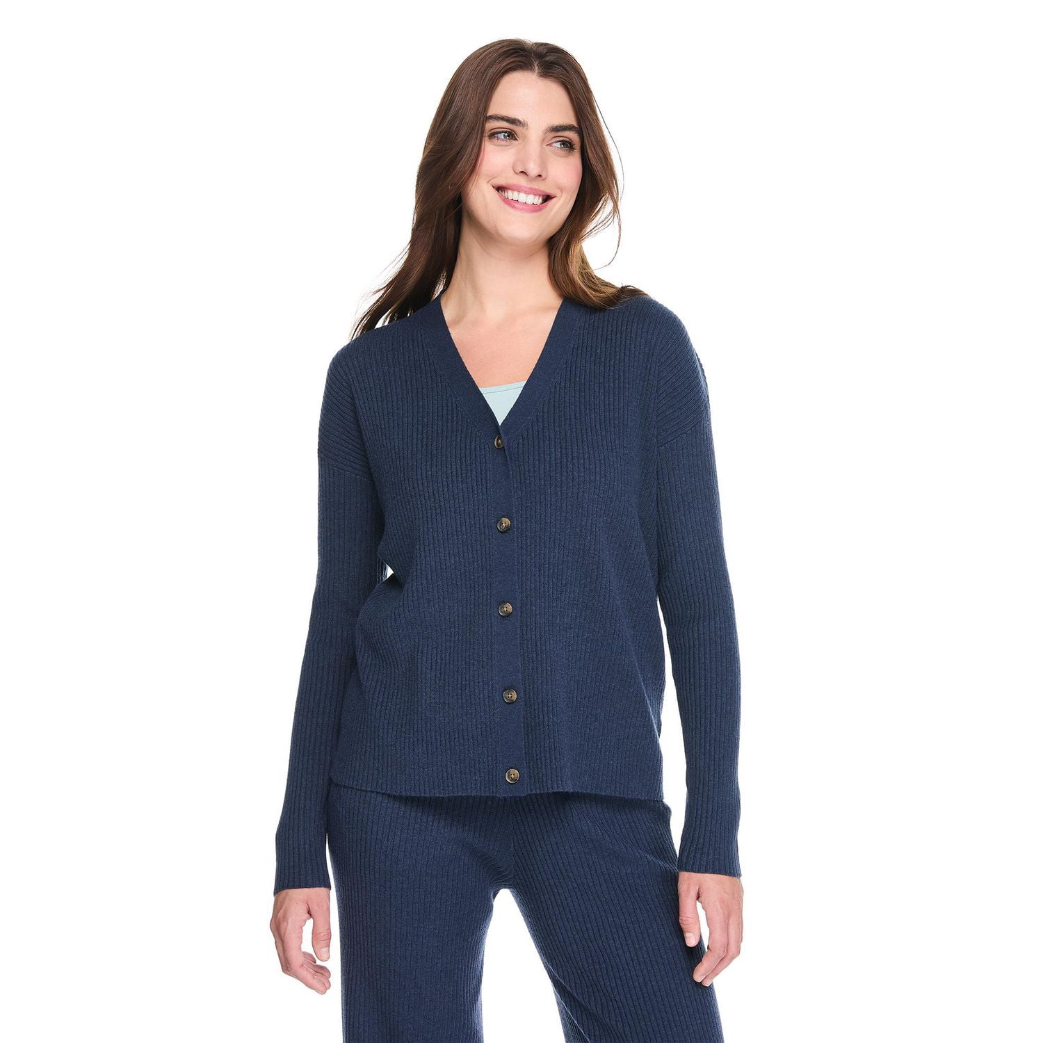 Cardigan côtelé George pour femmes
