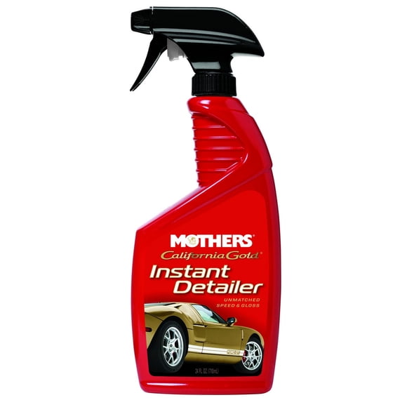 Mothers Car Wax 08224 California Gold; Showtime Instant Detailer; Liquid; 24 Ounce Spray Bottle; Without Applicator